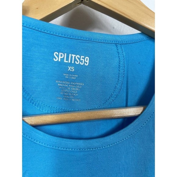 Splits59 Leona Crop Tank in Blue Size XS - Picture 4 of 7
